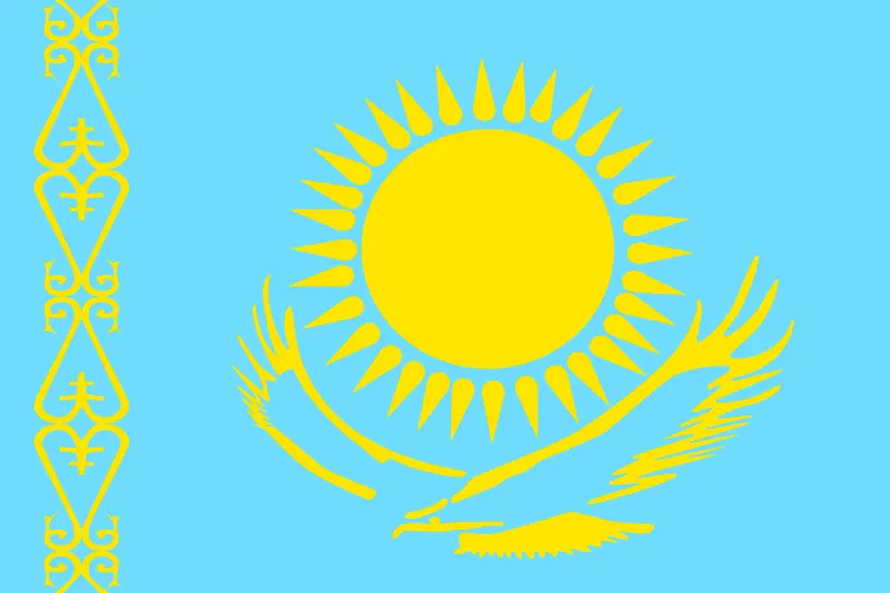 Флаг Казахстана